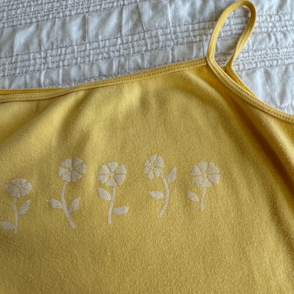 Vintage Yellow Floral Baby Tank 🌼 - Picture 3 of 5